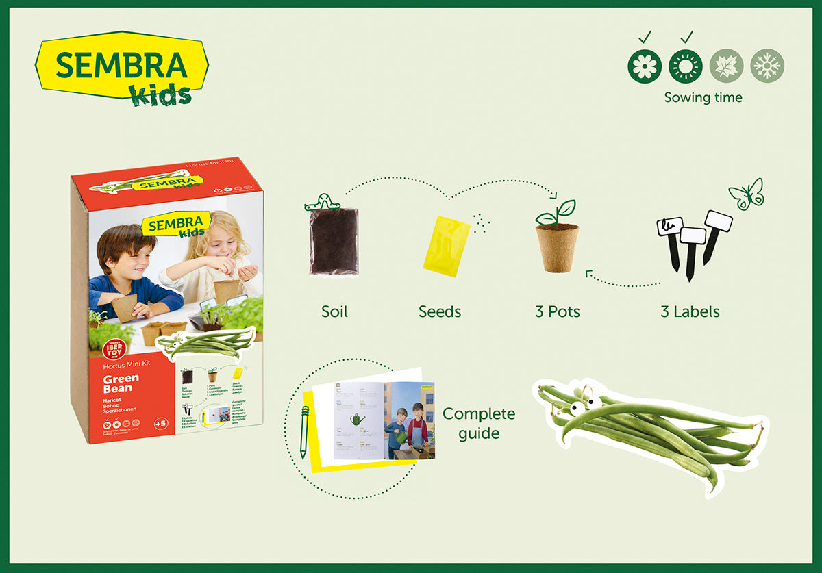 Children's Green Bean Grow Kit